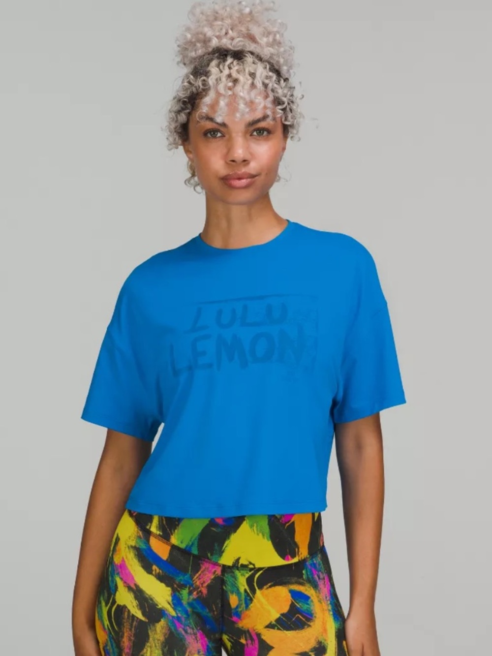 lululemon Abrasion-Resistant Training T-Shirt — Poolside Blue — Size ~10